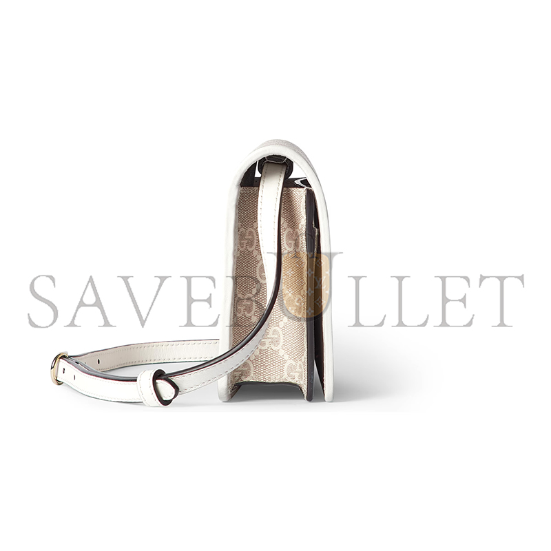 GUCCI GG EMBLEM SUPER MINI SHOULDER BAG 820688 (20*12.5*5cm) GUCCI GG EMBLEM SUPER MINI SHOULDER BAG 820688 (20*12.5*5cm)
